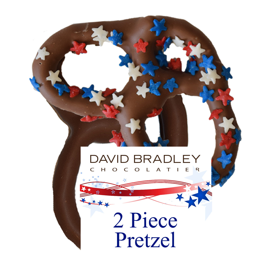 2 Piece Pretzels - Patriotic