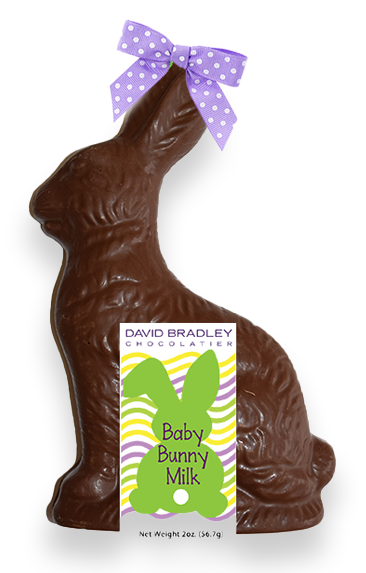 2oz. Solid Chocolate Baby Bunny