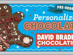 Personalized Edible Gingerbread Man - Winter/Christmas