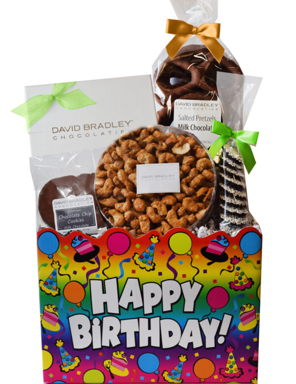 Large Colorful Birthday Box