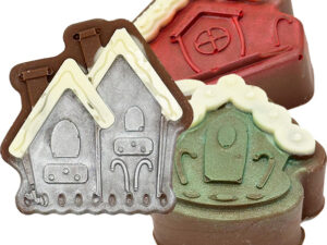 Gingerbread House Cocoa Bomb
