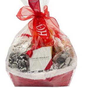 Santa's Red Gift Basket - Winter/Christmas