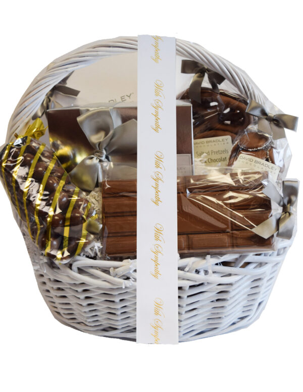 The Classic Basket - Sympathy Ribbon