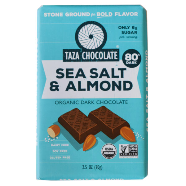 Taza Sea Salt & Almond Chocolate