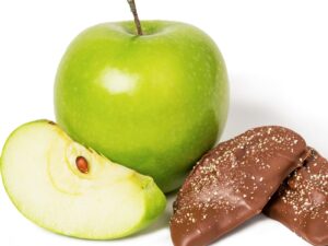 Chocolate Covered Apple Slices W/Honey Crystals