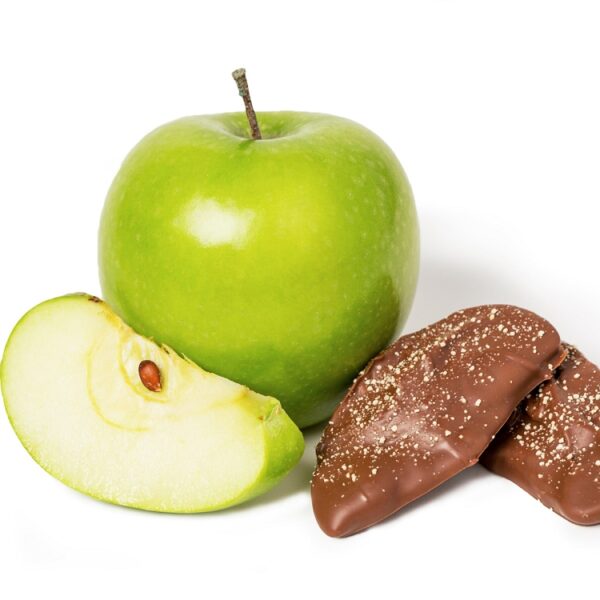 Chocolate Covered Apple Slices W/Honey Crystals