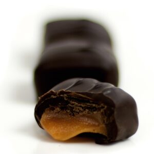 Slow Cooked Chocolate Covered Caramels - 6 oz Snack Bag