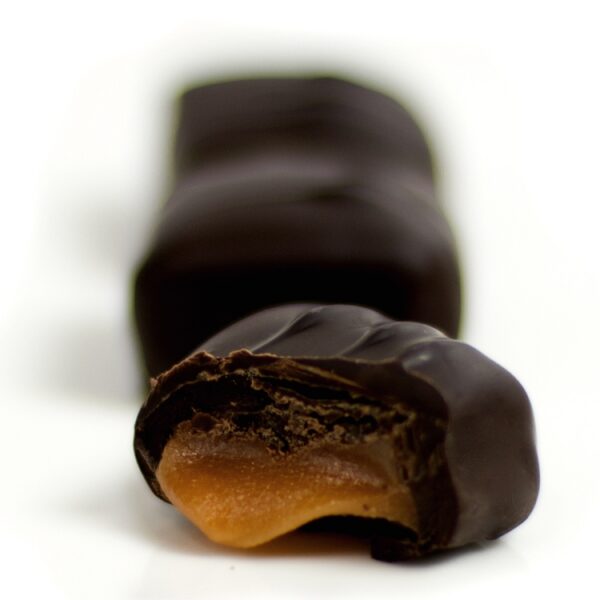 Slow Cooked Chocolate Covered Caramels - 1 Pound Gift Box