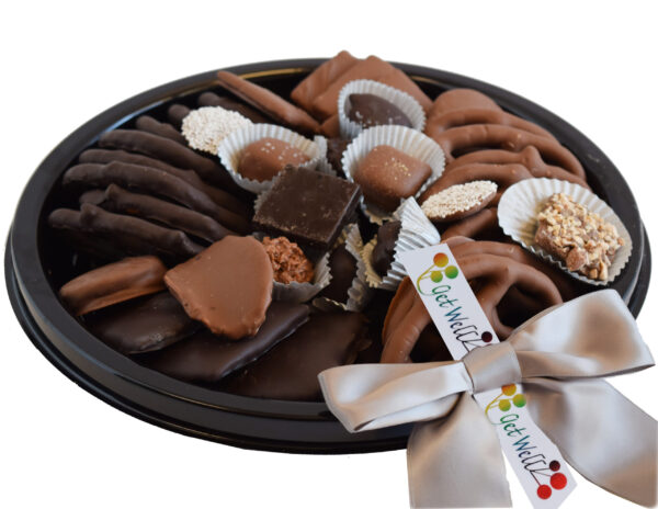 2 Pound Party Tray - Get Well Ribbon
