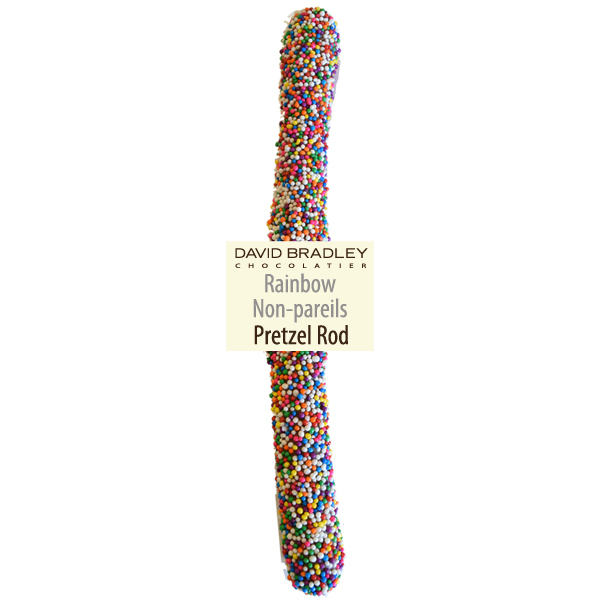 Pretzel Rod - Rainbow Nonpareils
