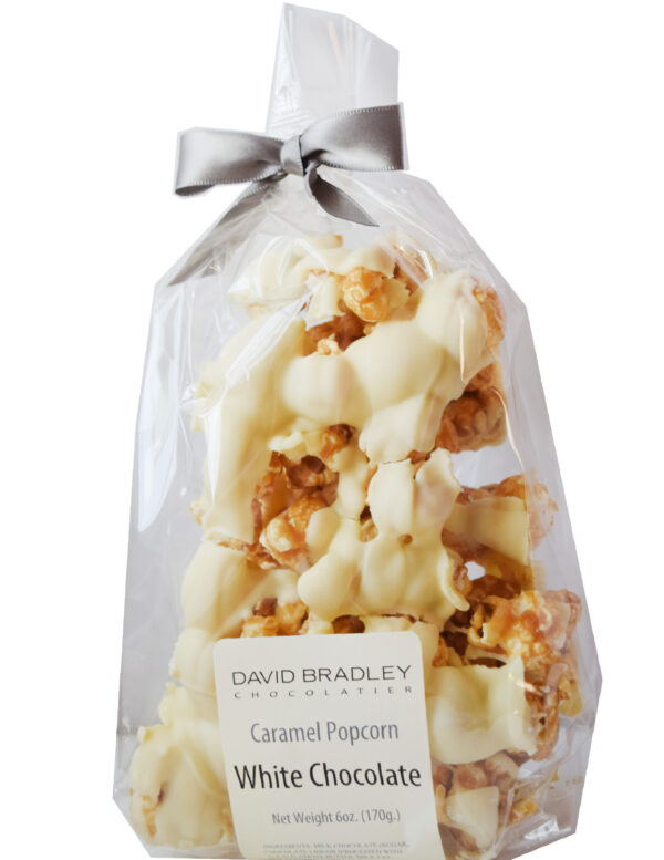 White Chocolate covered Caramel Popcorn