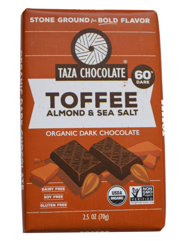 Taza Toffee, Almond and Sea Salt