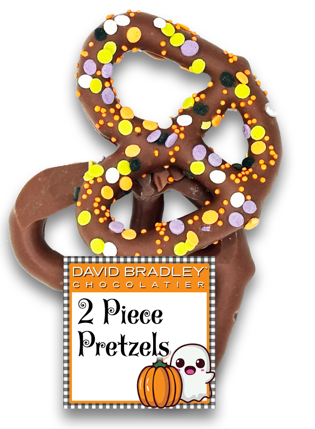 2 Piece Pretzels - Halloween