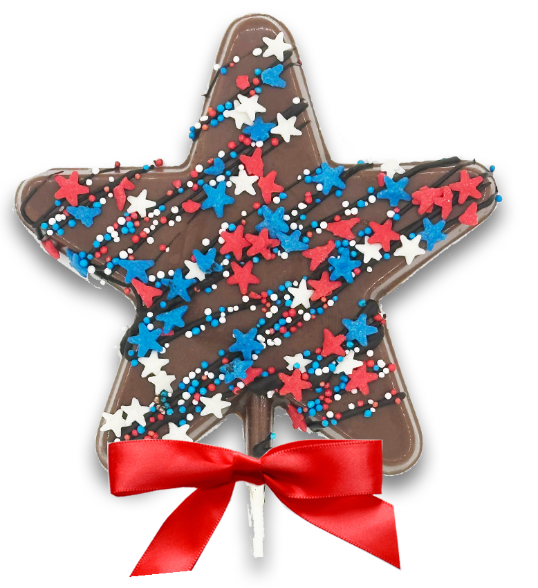 Giant Nonpareil Star Pop - Patriotic